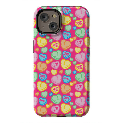 Candy Heart Butts Phone Case