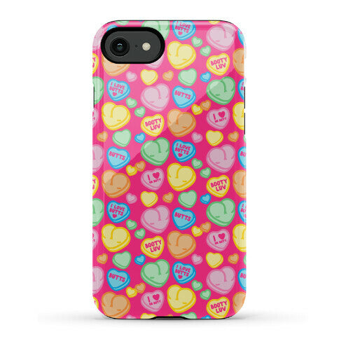 Candy Heart Butts Phone Case