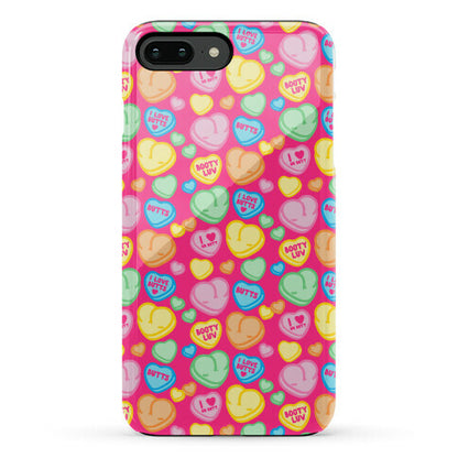 Candy Heart Butts Phone Case