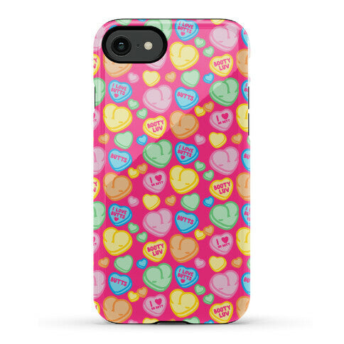 Candy Heart Butts Phone Case