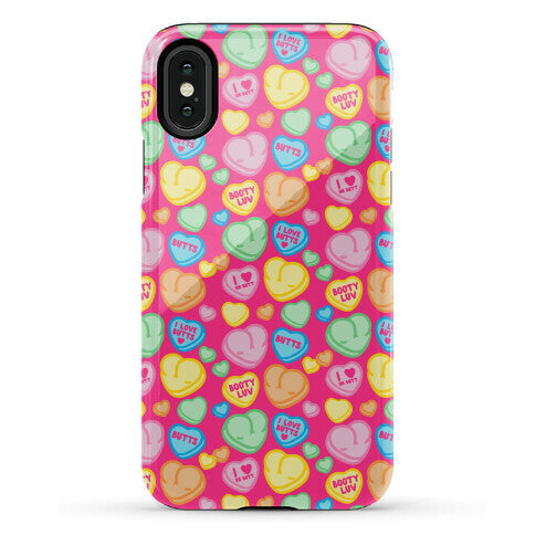 Candy Heart Butts Phone Case