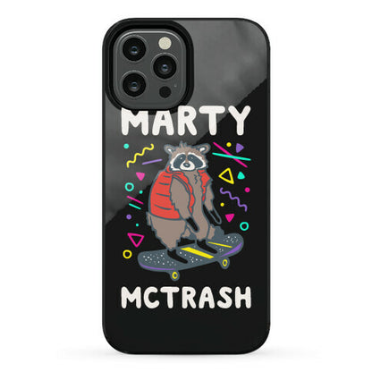 Marty McTrash Raccoon Parody Phone Case