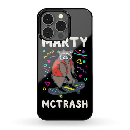 Marty McTrash Raccoon Parody Phone Case