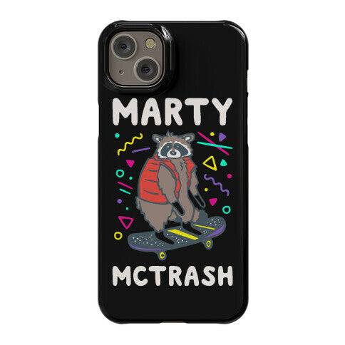 Marty McTrash Raccoon Parody Phone Case