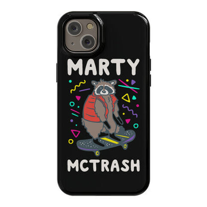 Marty McTrash Raccoon Parody Phone Case