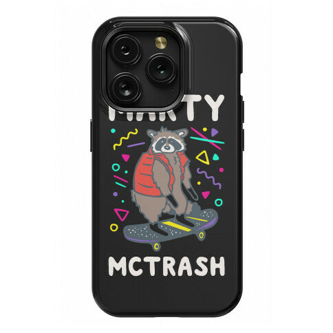 Marty McTrash Raccoon Parody Phone Case