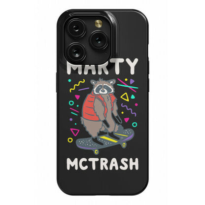 Marty McTrash Raccoon Parody Phone Case