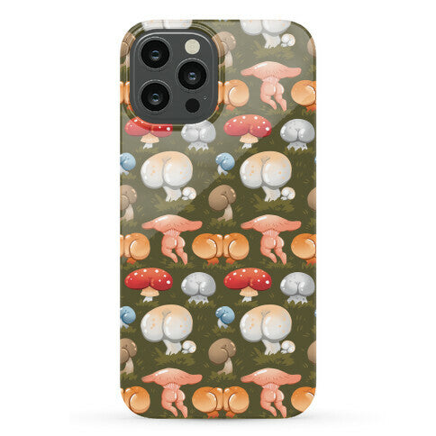 Butt Mushroom Pattern Phone Case