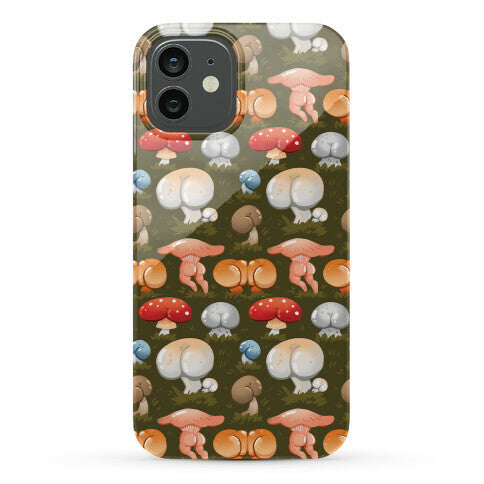 Butt Mushroom Pattern Phone Case