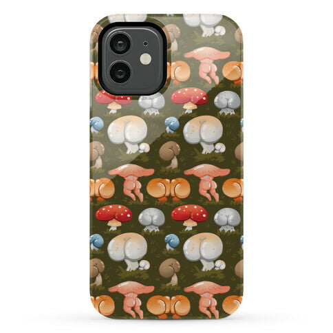 Butt Mushroom Pattern Phone Case