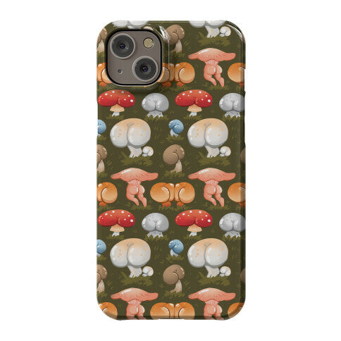 Butt Mushroom Pattern Phone Case