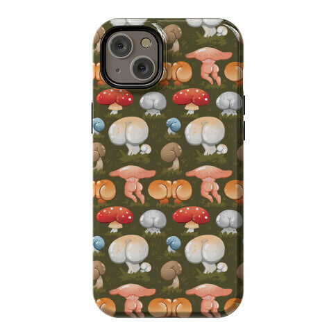 Butt Mushroom Pattern Phone Case