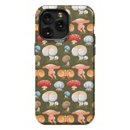 Butt Mushroom Pattern Phone Case