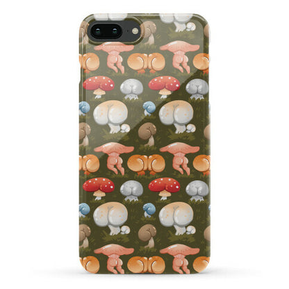 Butt Mushroom Pattern Phone Case