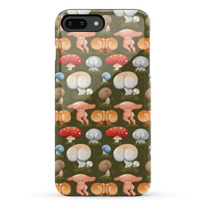 Butt Mushroom Pattern Phone Case