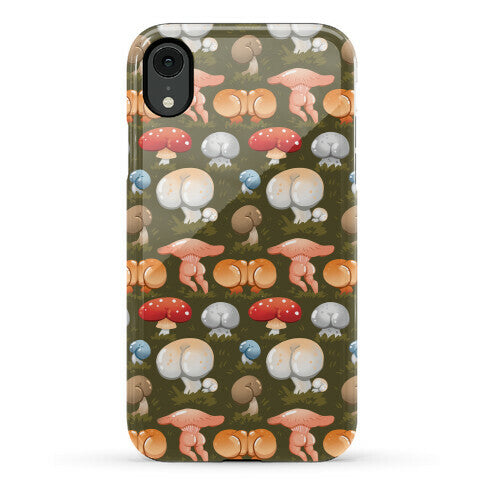 Butt Mushroom Pattern Phone Case
