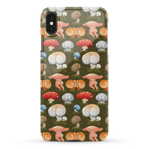 Butt Mushroom Pattern Phone Case