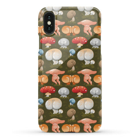 Butt Mushroom Pattern Phone Case