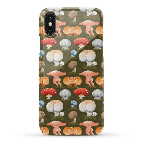 Butt Mushroom Pattern Phone Case