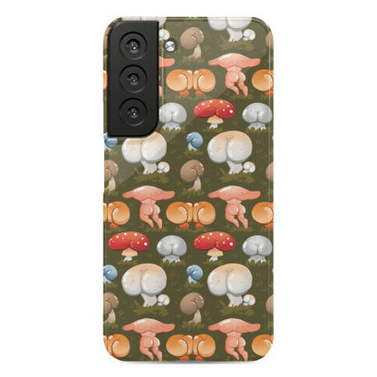 Butt Mushroom Pattern Phone Case