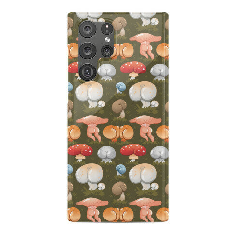 Butt Mushroom Pattern Phone Case