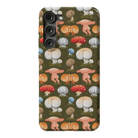 Butt Mushroom Pattern Phone Case