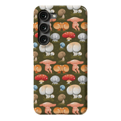 Butt Mushroom Pattern Phone Case