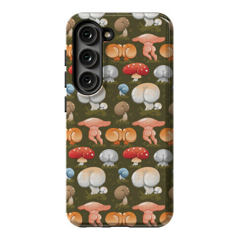 Butt Mushroom Pattern Phone Case