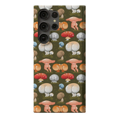 Butt Mushroom Pattern Phone Case