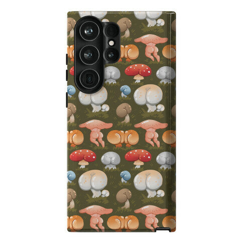 Butt Mushroom Pattern Phone Case