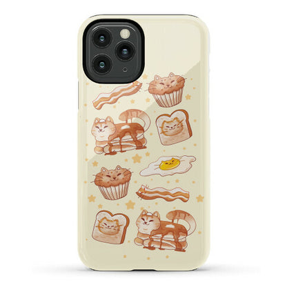 Breakfast Cats Phone Case