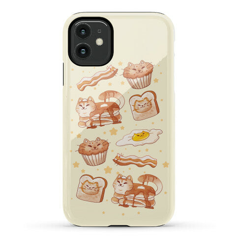 Breakfast Cats Phone Case