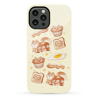 Breakfast Cats Phone Case