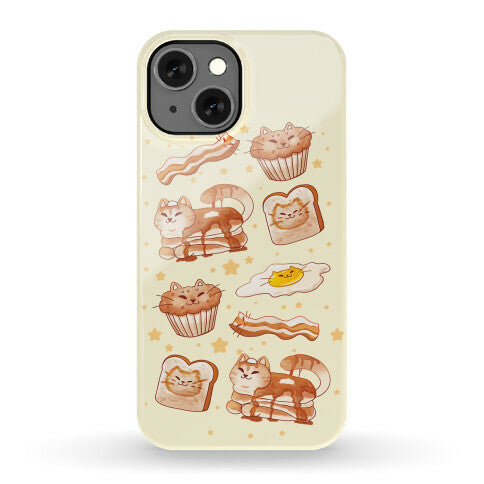 Breakfast Cats Phone Case