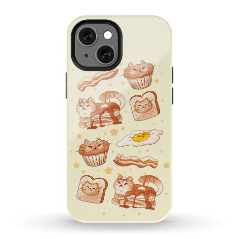 Breakfast Cats Phone Case