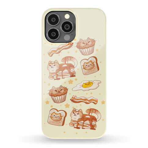 Breakfast Cats Phone Case
