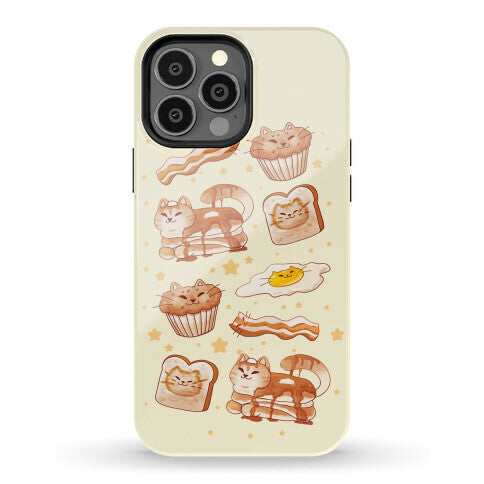 Breakfast Cats Phone Case