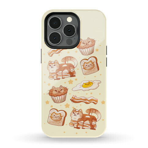 Breakfast Cats Phone Case