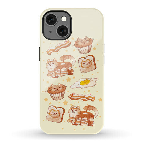 Breakfast Cats Phone Case