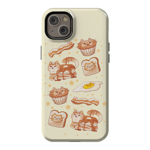 Breakfast Cats Phone Case