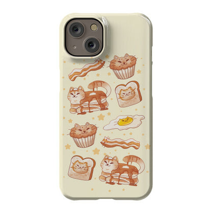 Breakfast Cats Phone Case