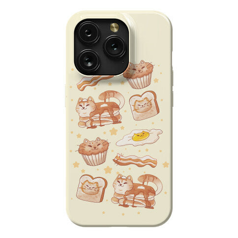 Breakfast Cats Phone Case