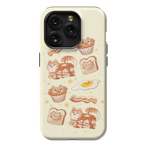 Breakfast Cats Phone Case