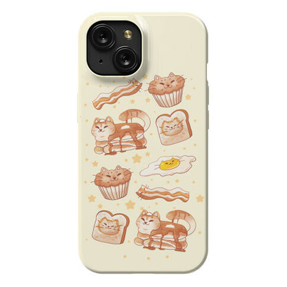 Breakfast Cats Phone Case