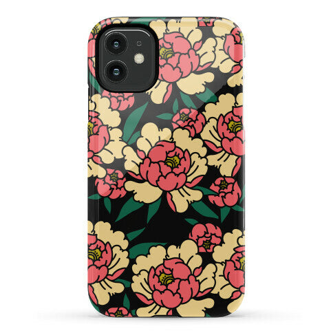 Traditional Tattoo Peony Red Phone Case