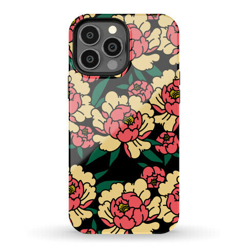 Traditional Tattoo Peony Red Phone Case