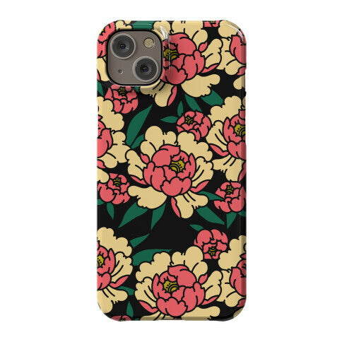 Traditional Tattoo Peony Red Phone Case
