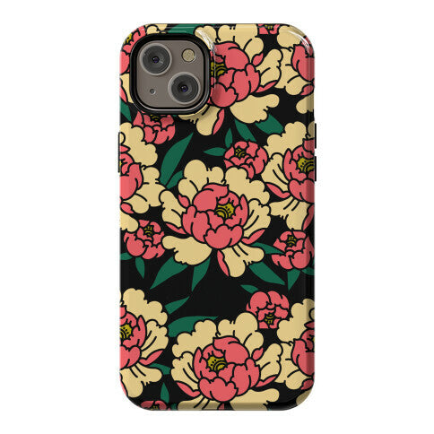 Traditional Tattoo Peony Red Phone Case