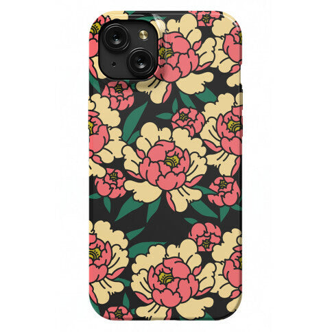 Traditional Tattoo Peony Red Phone Case