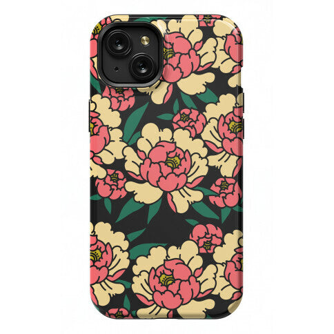 Traditional Tattoo Peony Red Phone Case